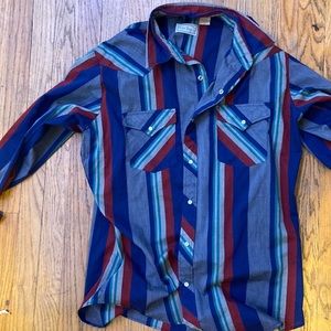 Long sleeve Pearl snap western button up